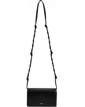Jil Sander "Tangle" Crossbody Wallet - Black