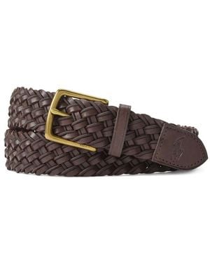 Polo Ralph Lauren Cintura Media "Brd Strch" - Marrone