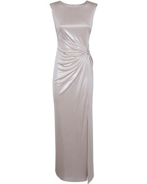 Ralph Lauren Ilianne Sleeveless Gown - Gray