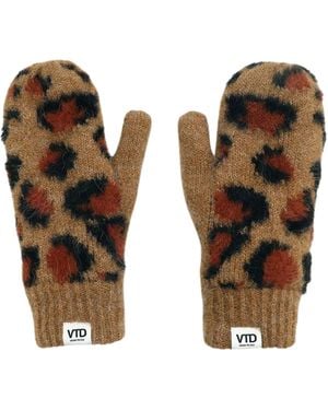 Verb to Do Gloves Leopard Print Dream Girl - White