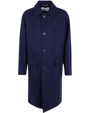 Dries Van Noten Coat Single Breaster "Randale" - Blue