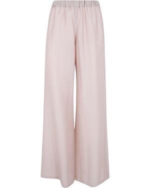 Seventy Voile Lyocell Bicolour Reversible Trousers - Pink