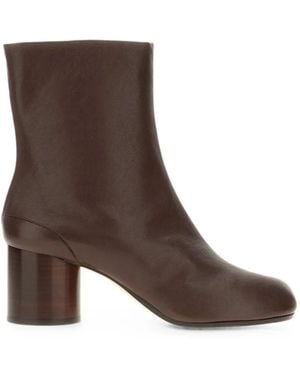 Maison Margiela Boots Leather "Tabi" Ankle Boots H60 - Brown