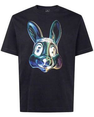 Paul Smith Ss Tshirt Rabbit - Blue
