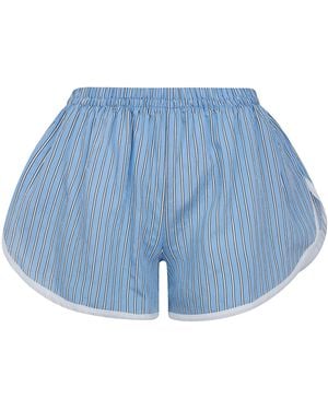 Frankie Shop Shorts Stripe "Deya Fluid" - Blue