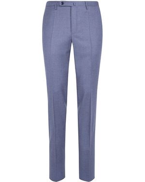 Incotex Trousers Regular Fit "Classic Regular Chino" - Blue