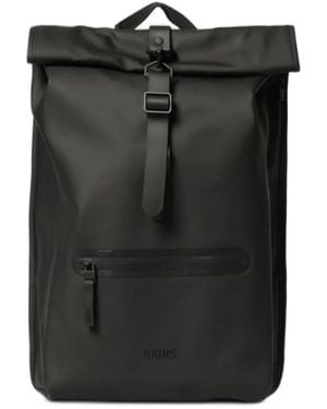 Rains Backpack Rolltop "W3 Rolltop" - Black