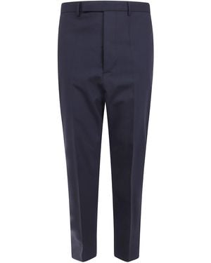 Rick Owens Pants Wool Blend "Astaires" - Blue
