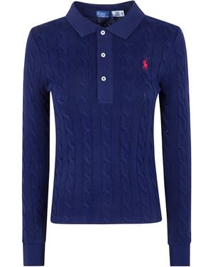 Polo Ralph Lauren Long Sleeves Polo Shirt - Blue