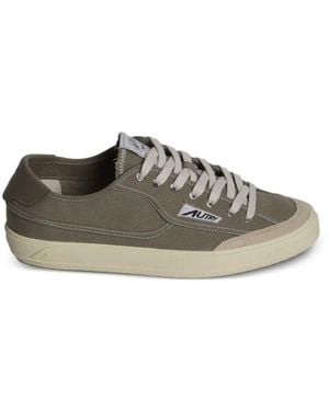 AUTRY WINDSCAPE Windscape Low Canvas Suede Sneakers - Green
