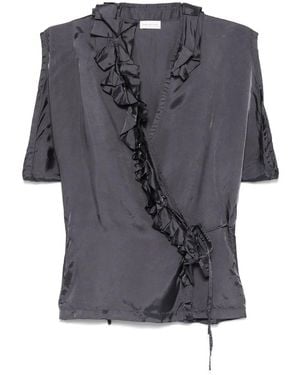 Dries Van Noten Clematis Blouse - Gray