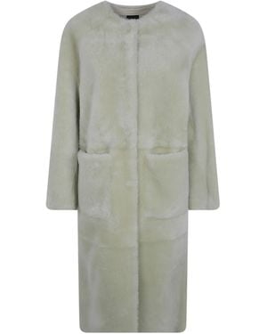 Blancha Giacca Merino Shearling - Grigio