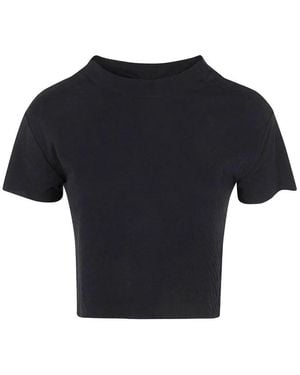 Thom Krom Crop T-Shirt - Blue