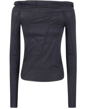 Thom Krom Blouse Long Sleeves - Blue