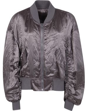 Rick Owens "Secchia Flight" Padded Jacket - Brown