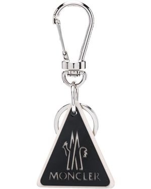 Moncler Triangle Key Ring Accessories - White