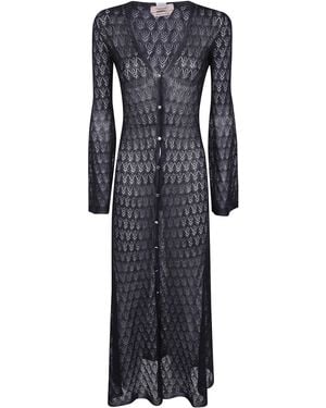Twinset Long Jumper Lurex - Blue