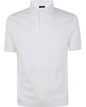 Herno Short Sleeves Polo Shirt - White