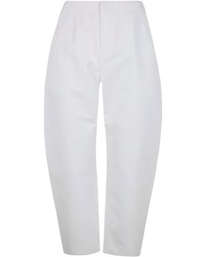 Jacquemus "Le Pantalon Gardian" Trousers - White