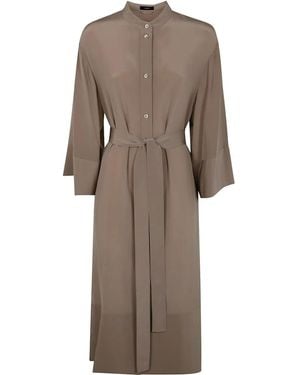 JOSEPH Abito Darius Crepe De Soie Di - Neutro