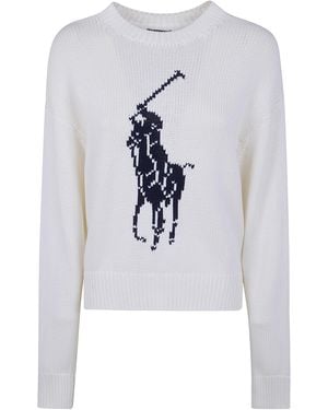 Polo Ralph Lauren Classic Logo Pullover - White