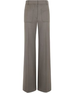 Victoria Beckham "Alina" Trouser - Gray