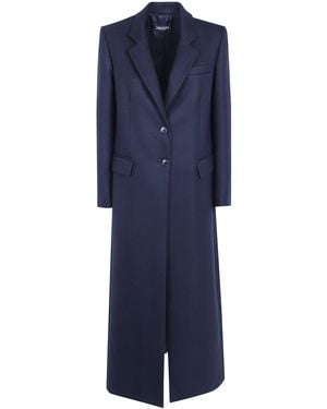 DR. HOPE Coat Long Single Breasted "4476L.4246 B" - Blue