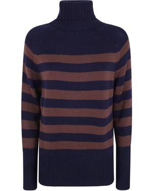 Base London Sweater Turtleneck "B8575" - Blue