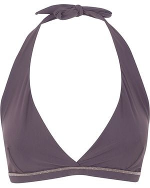 Brunello Cucinelli Swimsuit Top - Purple