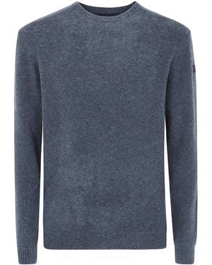 Rrd Jumper Round Knit "Boucle" - Blue