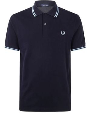 Fred Perry Twin Tipped Shirt - Blue