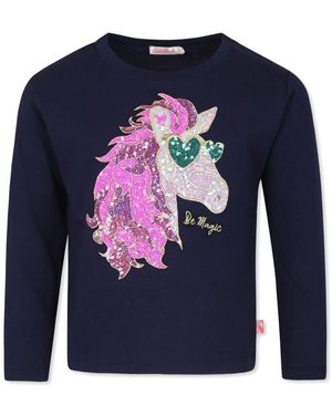 Billieblush Long Sleeve T-Shirt - Blue