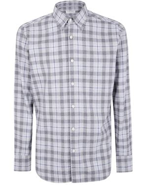 Tintoria Mattei 954 Tartan Shirt - Blue