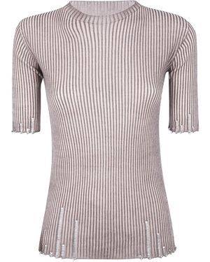 Uma Wang Short Sleeve Top - Brown