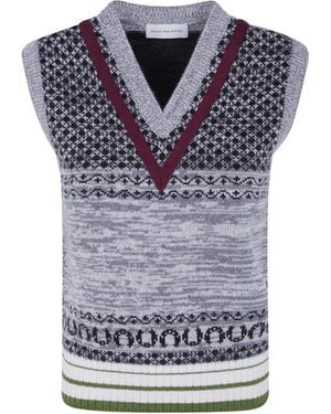 Dries Van Noten Top "Toque" - Blue