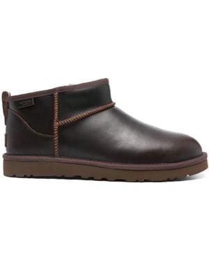 UGG "Classic Ultra Mini Leather Regen" - Brown