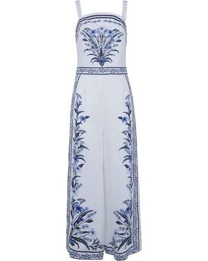 FARM Rio Tracksuit Flowers Arch Off - Blue