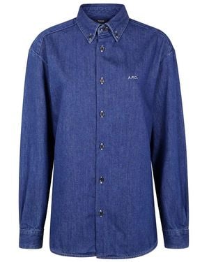 A.P.C. A. P.C. Chemise Mathias Shirt - Blue