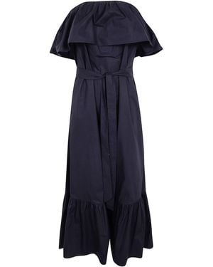 Essentiel Antwerp Joyce Belted Ruffle Dress - Black