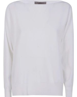 D.exterior D. Exterior Long Sleeves Oversized T-Shirt - White