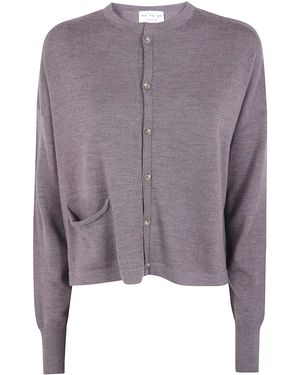 Ma'ry'ya Maglione Pocket "Rebecca" - Viola