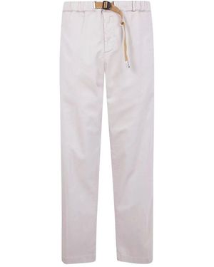 White Sand Long Classic Pants - White