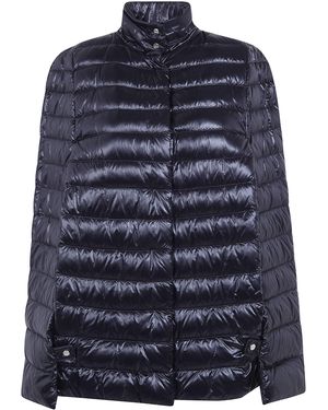 Herno Raincoat Cape - Blue