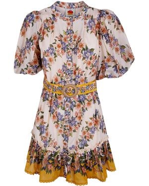 FARM Rio Mini Dress - White