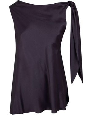 Antonelli "Cloe Norberto" Silky Top - Black