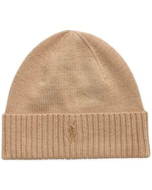 Polo Ralph Lauren Hat "Fo" Cold Weather Hat - Natural