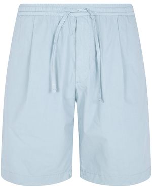 Michael Coal Popeline Bermuda Trousers - Blue