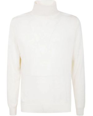 FILIPPO DE LAURENTIIS Turtle Neck Jumper - White
