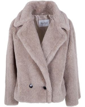 Max Mara "Mxmcambusa" Cappotto Classico Corto - Grigio