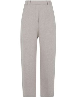 Lisa Yang Pants 100% Knitted Cashmere "Wrenda" - Gray